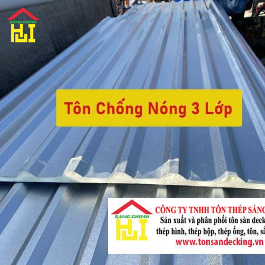 Tôn Cách Nhiệt 3 Lớp