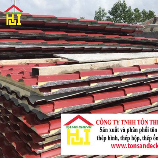 Tôn PU cách nhiệt 9 sóng