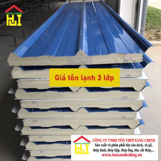 Tôn Cách Nhiệt 3 Lớp