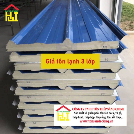 Tôn mát 3 lớp