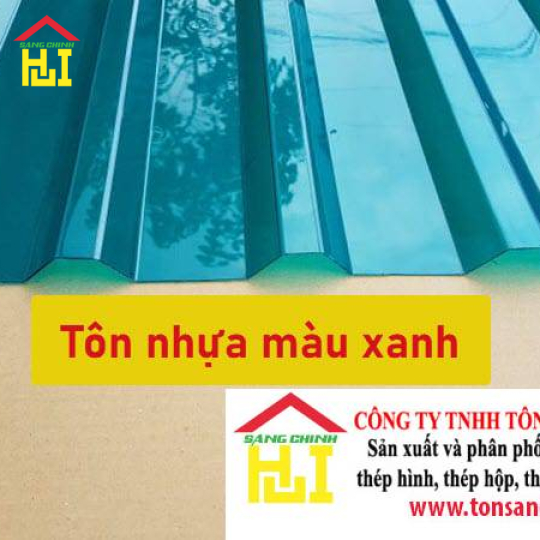 Tôn nhựa màu xanh