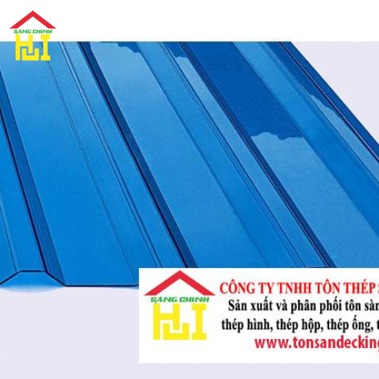 Tôn nhựa màu xanh