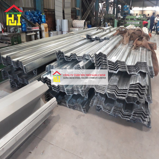 Tôn kẽm sóng sàn