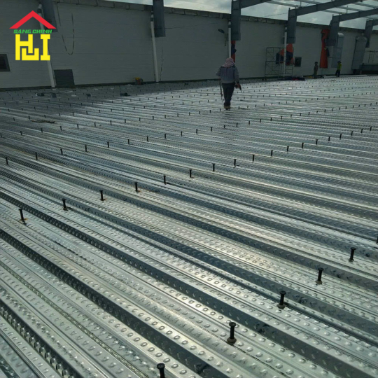 Tấm đổ sàn deck bê tông