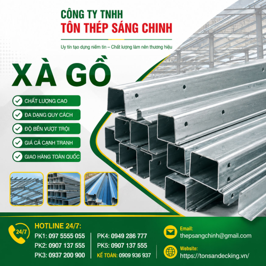 Bảng Báo Giá Xà Gồ: Tổng Quan, Phân Loại và Yếu Tố Ảnh Hưởng