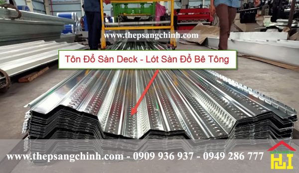 Tấm lợp lót sàn deck bê tông