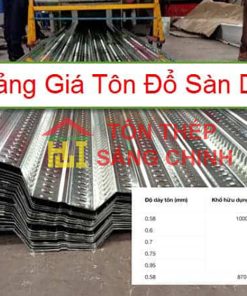 Tôn sàn decking Hoa Sen