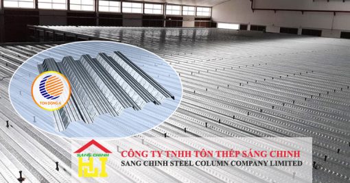 Tôn sàn decking Đông Á