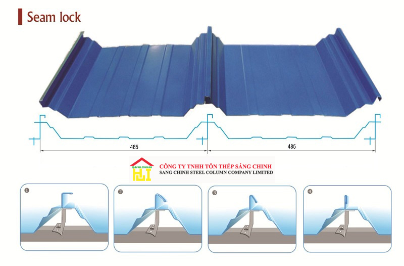 Tôn seamlock là gì ? Chọn mua tôn seamlock cần lưu ý những gì?